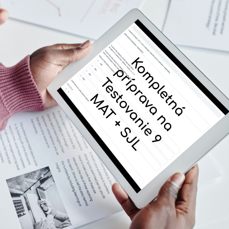 Testovanie 9 – Kompletná príprava videokurzy na doma SJL + MAT